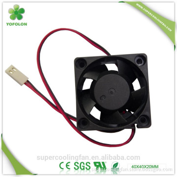 40x40x20mm mini dc fan 12V 24V sleeve bearing high rpm dc cooling fan